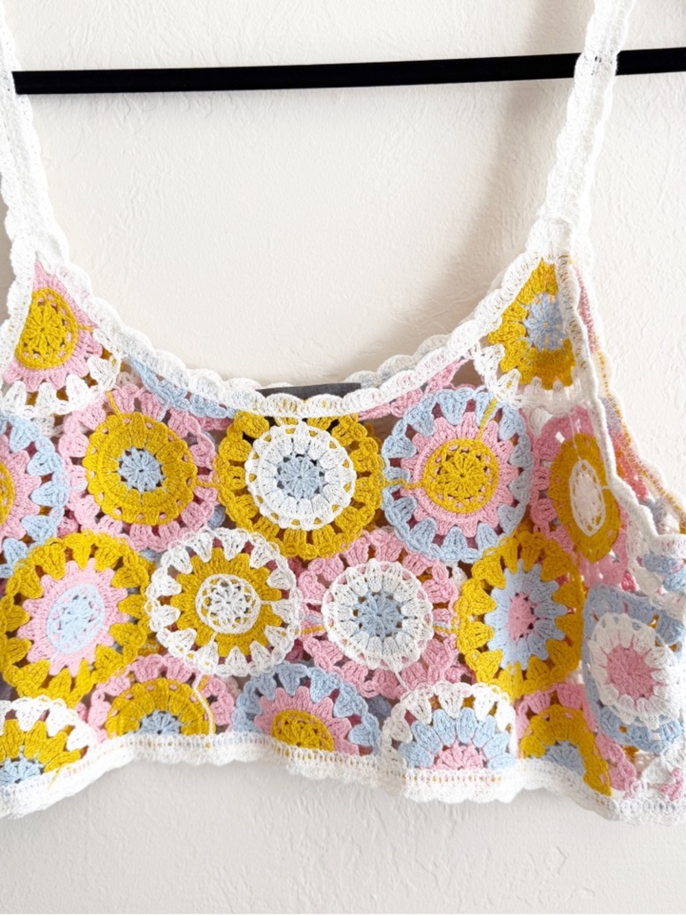 Anthropologie Sunday In Brooklyn  Crochet Two-Piece Tank & Shorts Set M/L - Picture 7 of 10